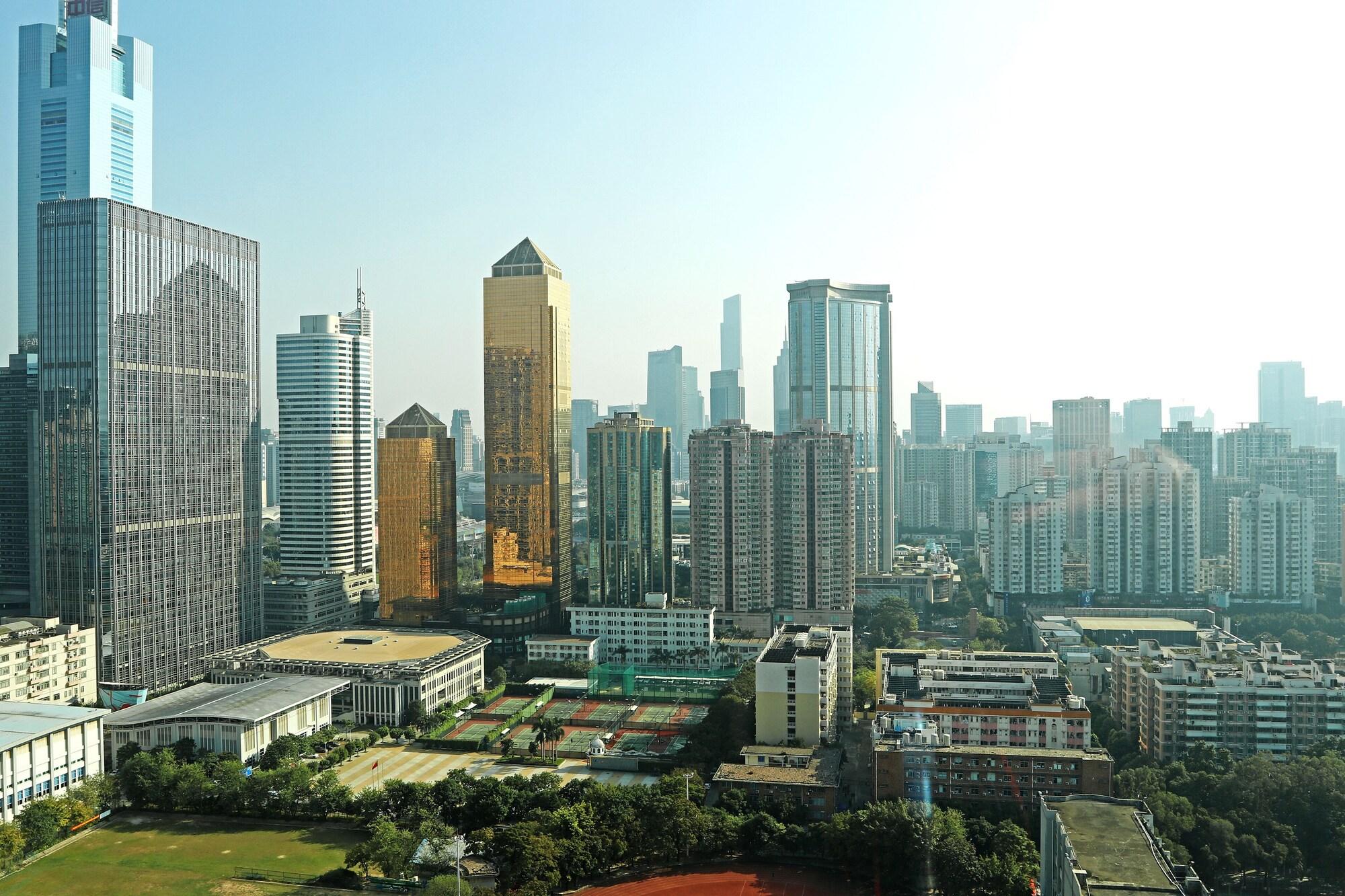 Hilton Guangzhou Tianhe - Free Shuttle Bus And Registration Counter Available During Canton Fair Period Eksteriør billede Shenzhen